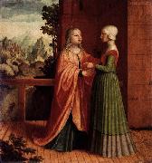 Master of Ab Monogram The Visitation oil painting on canvas